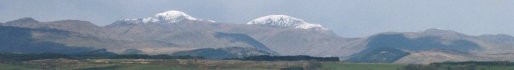 Looking north from Larne Coachhouse to Stuc a' Chroin and Ben Vorlich